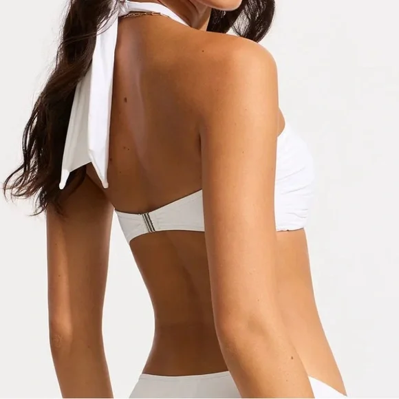 Seafolly Collective Halter Bandeau Bikini Top size 10 - Picture 11 of 12